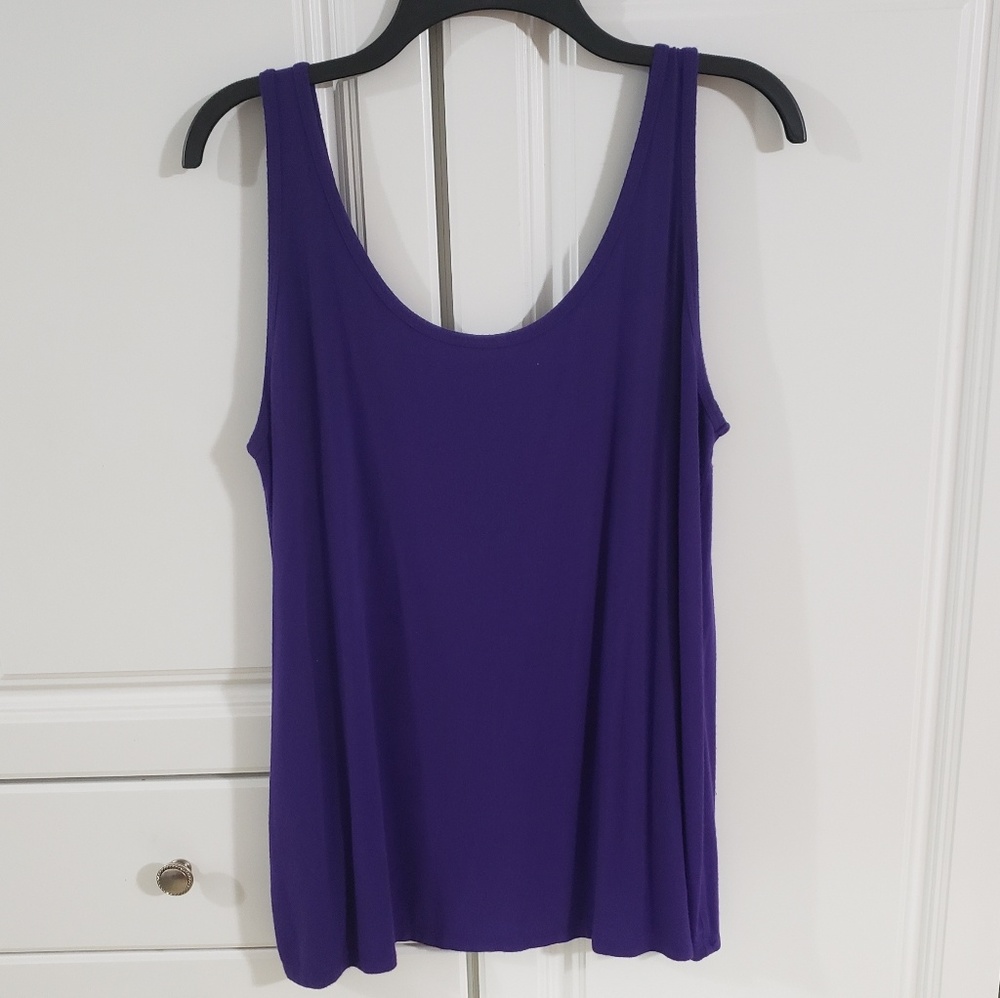 Purple lane bryant tank top